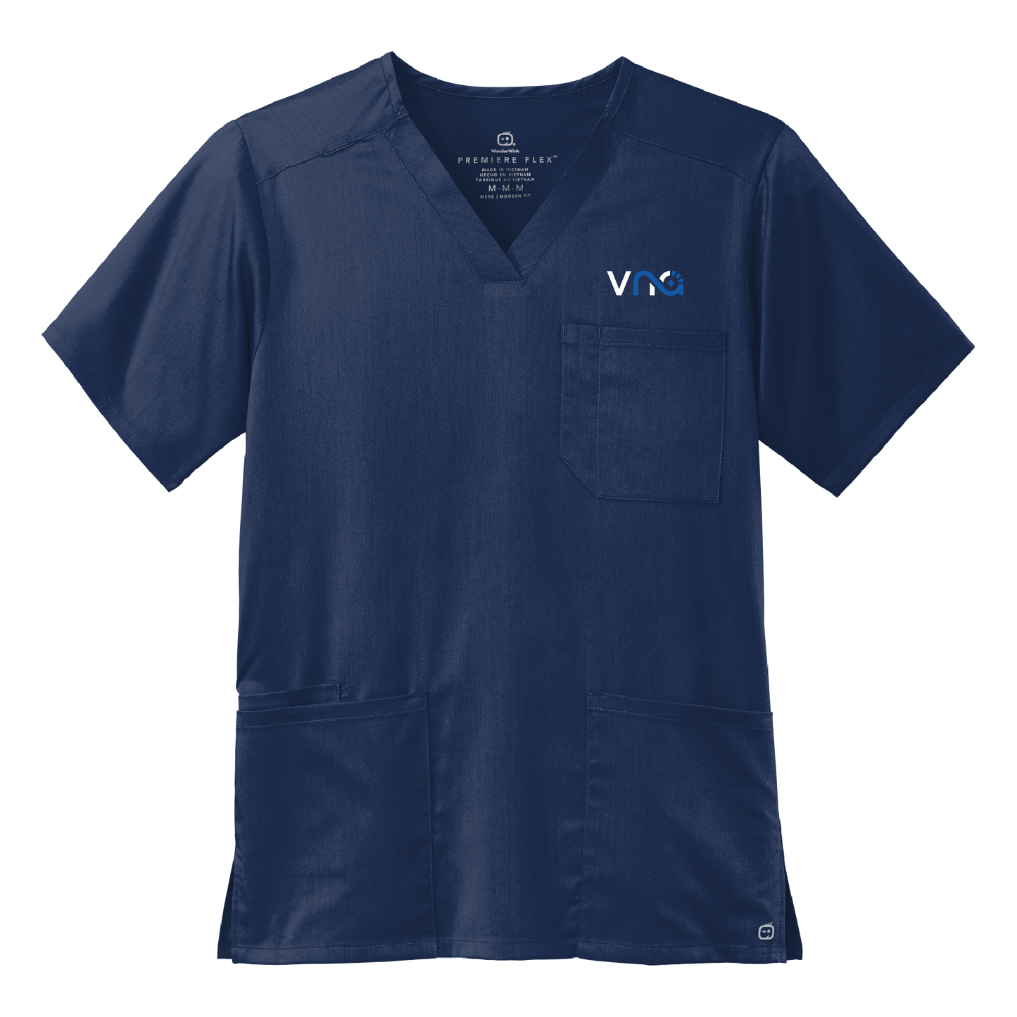 VNA of Ohio | Wink Men's Premiere Flex V-Neck Top | WW5068