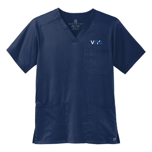 VNA of Ohio | Wink Men's Premiere Flex V-Neck Top | WW5068