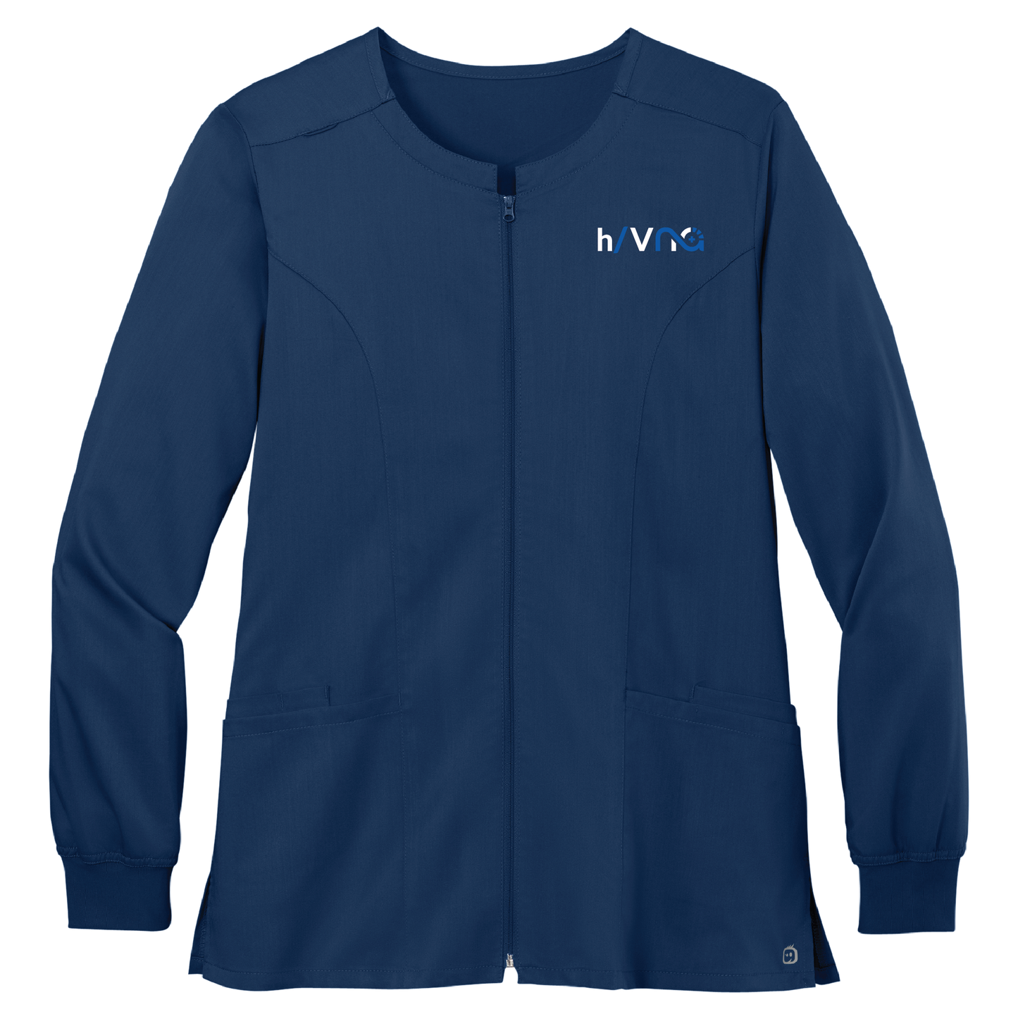 VNA of Ohio | Wink Women’s Premiere Flex Full-Zip Scrub Jacket | WW4088