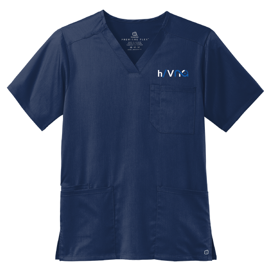 VNA of Ohio | Wink Men's Premiere Flex V-Neck Top | WW5068